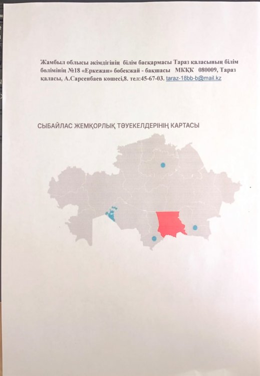 Сыбайлас жемқорлық тәуекелдерінің картасы